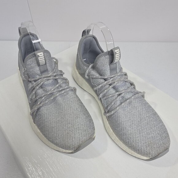 Puma Shoes Womens Size 9 Gray NRGY Neko Engineer Knit Running Athletic 191477-02 - Picture 1 of 11